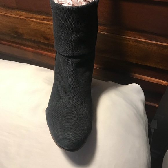 Rag & Bone Newbury Booties in Black Canvas - Picture 6 of 8